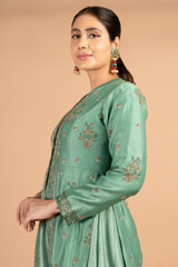 Block  Printed  Anarkali GownDSC08924