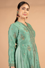 Block  Printed  Anarkali GownDSC08925