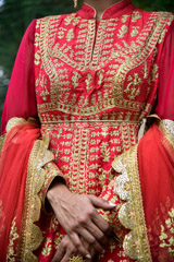 Emerald Red Gold Dori Anarkali_DSC0020