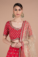 Red Bridal LehengaDSC07506