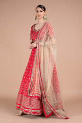 Red Bridal LehengaDSC07512