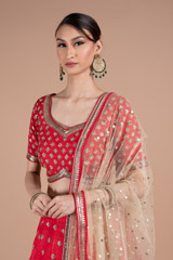 Red Bridal LehengaDSC07513
