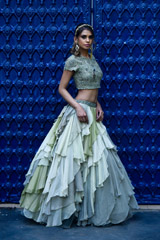 Earthy Ruffle Lehenga_DSC5715