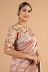 Gulabi Chanderi SareeDSC00848