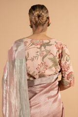 Gulabi Chanderi SareeDSC00850