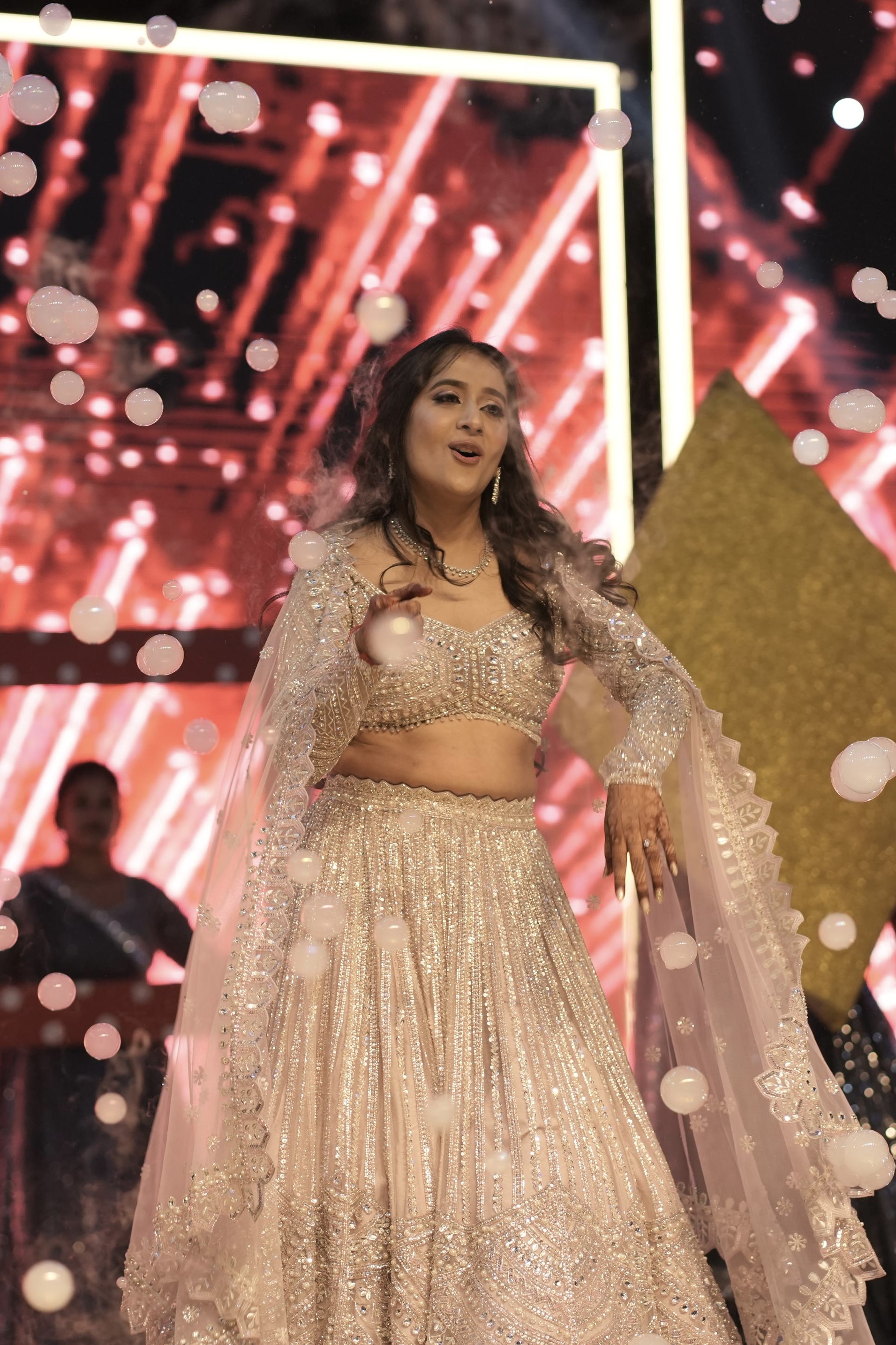 Misty Lilac Lehenga With Silver Sequins Embellishment2