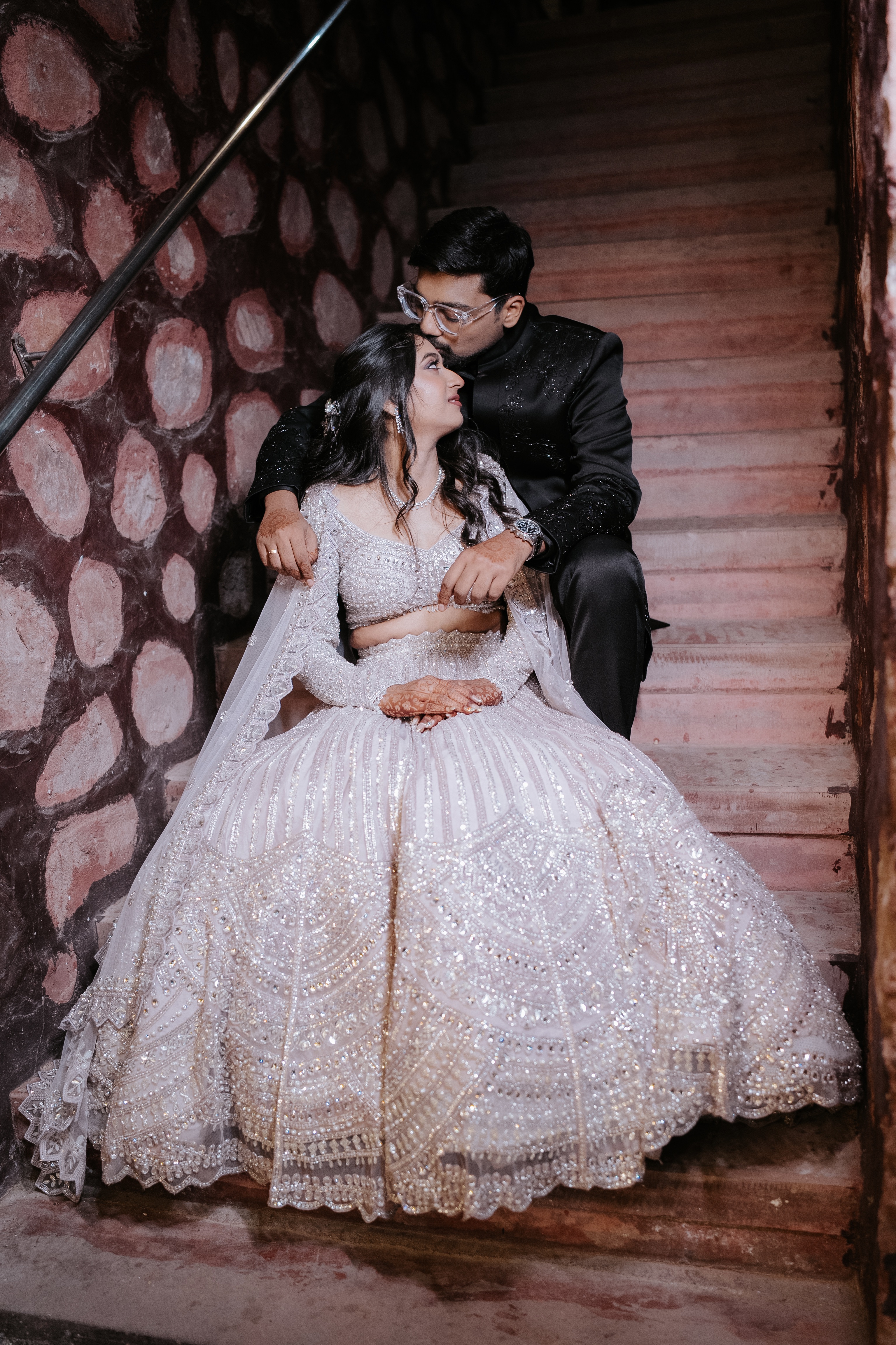 Misty Lilac Lehenga With Silver Sequins Embellishment