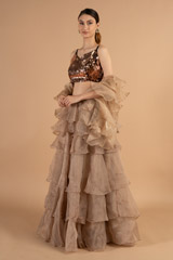 Ruffled Lehenga SetDSC00904