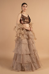 Ruffled Lehenga SetDSC00905