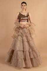 Ruffled Lehenga SetDSC00909