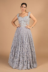 Grey Corset Gown