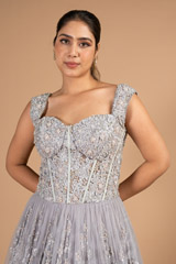 Grey Corset GownDSC08276