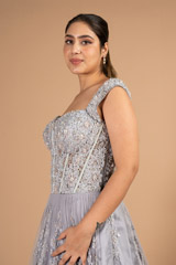 Grey Corset GownDSC08277