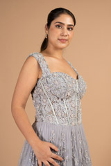 Grey Corset GownDSC08279