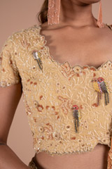 Layered Mustard LehengaDSC07682