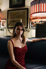 Red Beaded GownDSC05485