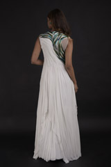 Sea Blue Wave Gown_DTR0545