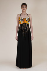 Tiger Printed Gown