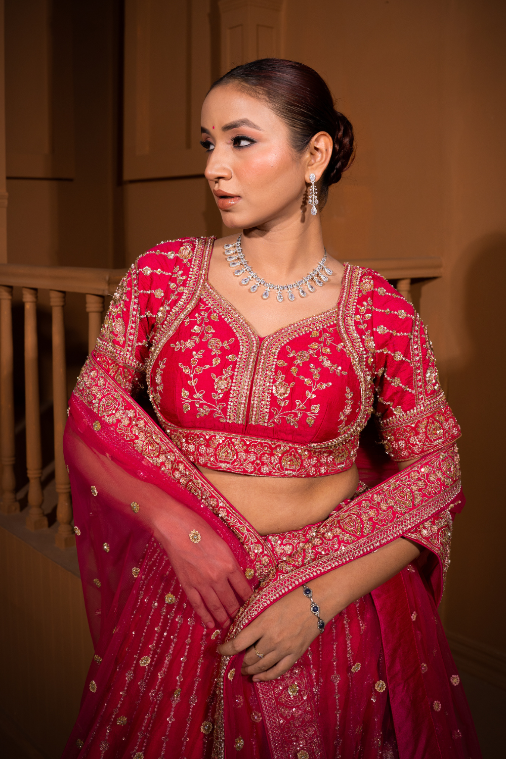 Rani Pink Royal Heritage Lehenga4