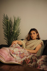 Multi Colour Screen Print LehengaIMG_6670