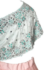 Pink Embroidered Top Bottom Set8