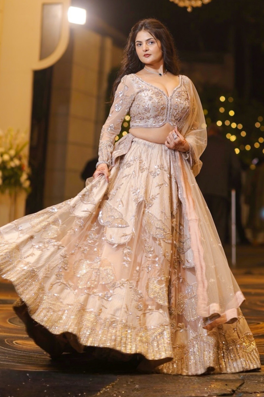 Rose Gold Lehenga Set3