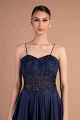Royal Blue Embellished  GownDSC07223