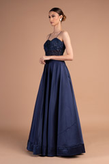 Royal Blue Embellished  GownDSC07228