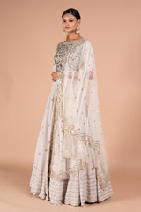 Grey Waves Butis LehengaDSC07663