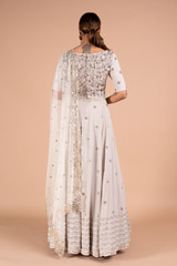 Grey Waves Butis LehengaDSC07666