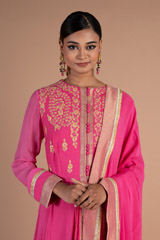 Pink Long Anarkali SetDSC07381