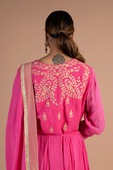Pink Long Anarkali SetDSC07390