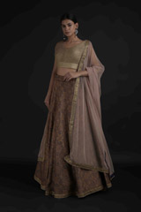 Golden Lehenga Set