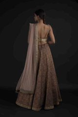 Golden Lehenga Set_DTR8937