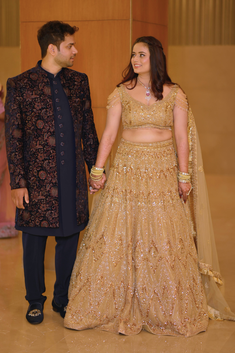 Golden Yellow Lehenga With Heavy Embellishment