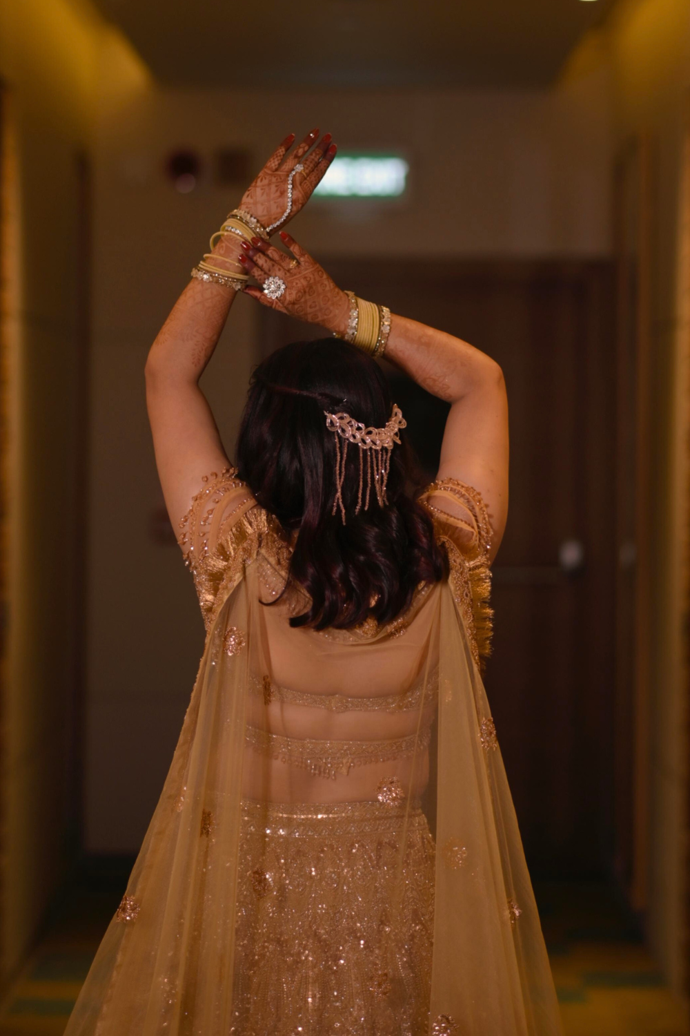 Golden Yellow Lehenga With Heavy Embellishment3