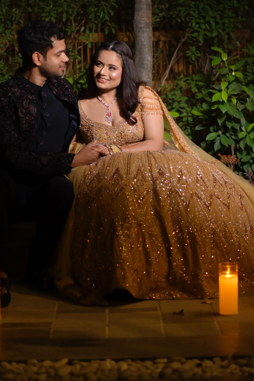 Golden Yellow Lehenga With Heavy Embellishment4