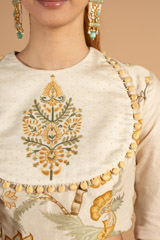 Ivory And Yellow Lehenga SetDSC01272