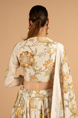 Ivory And Yellow Lehenga SetDSC01276