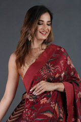 Bhura Chanderi SareeIMG_4031