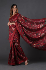 Bhura Chanderi SareeIMG_4038