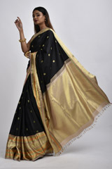 Black Silk Saree_DSC5464