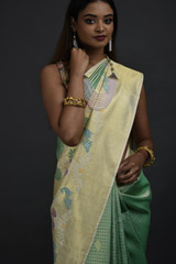 Mint Green Silk Saree_DSC5416