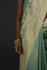 Mint Green Silk Saree_DSC5418