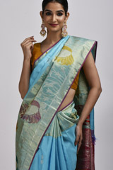 Light Blue Silk Saree_DSC4551