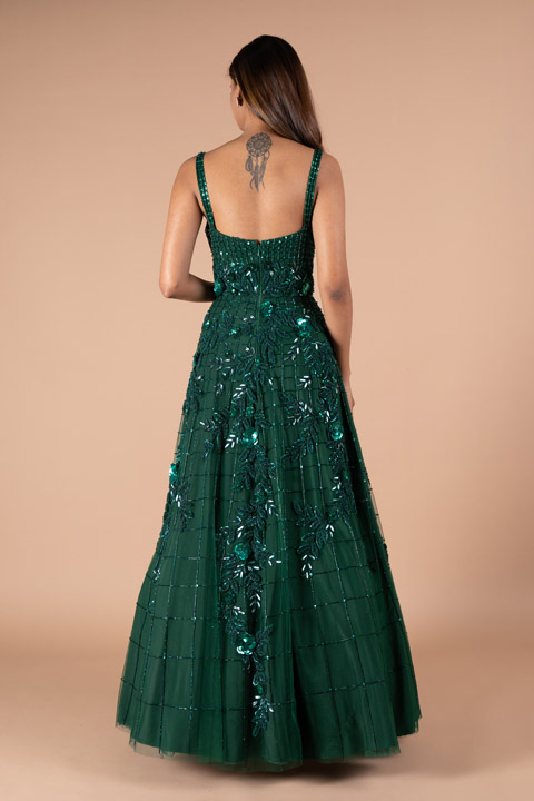 Emerald Strapped GownDSC09232