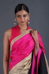 Black Brocade SareeIMG_9245