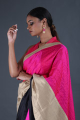 Black Brocade SareeIMG_9253