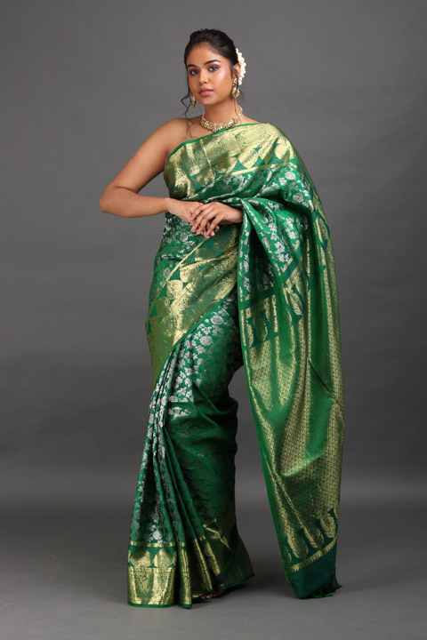 Green Silk Saree