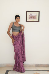 Purple Lace SareeDSC07603